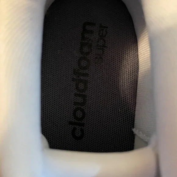 NWT Adidas White QT Racer 2.0 Cloudfoam Super-Size 7.5 - Picture 6 of 7